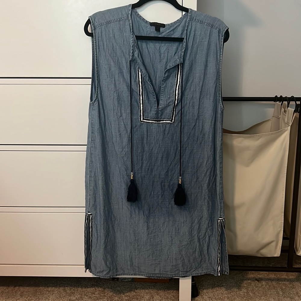 Like new JCrew dress/cover-up, size medium.